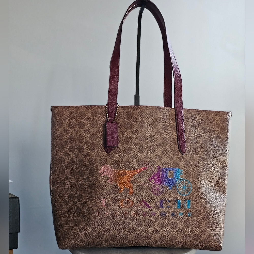 Coach Signature Rexy Tote NWOT